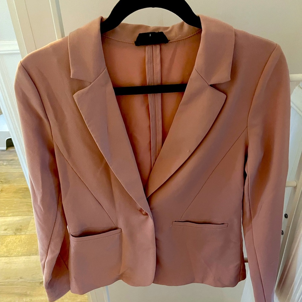 Blush Blazer Size Small